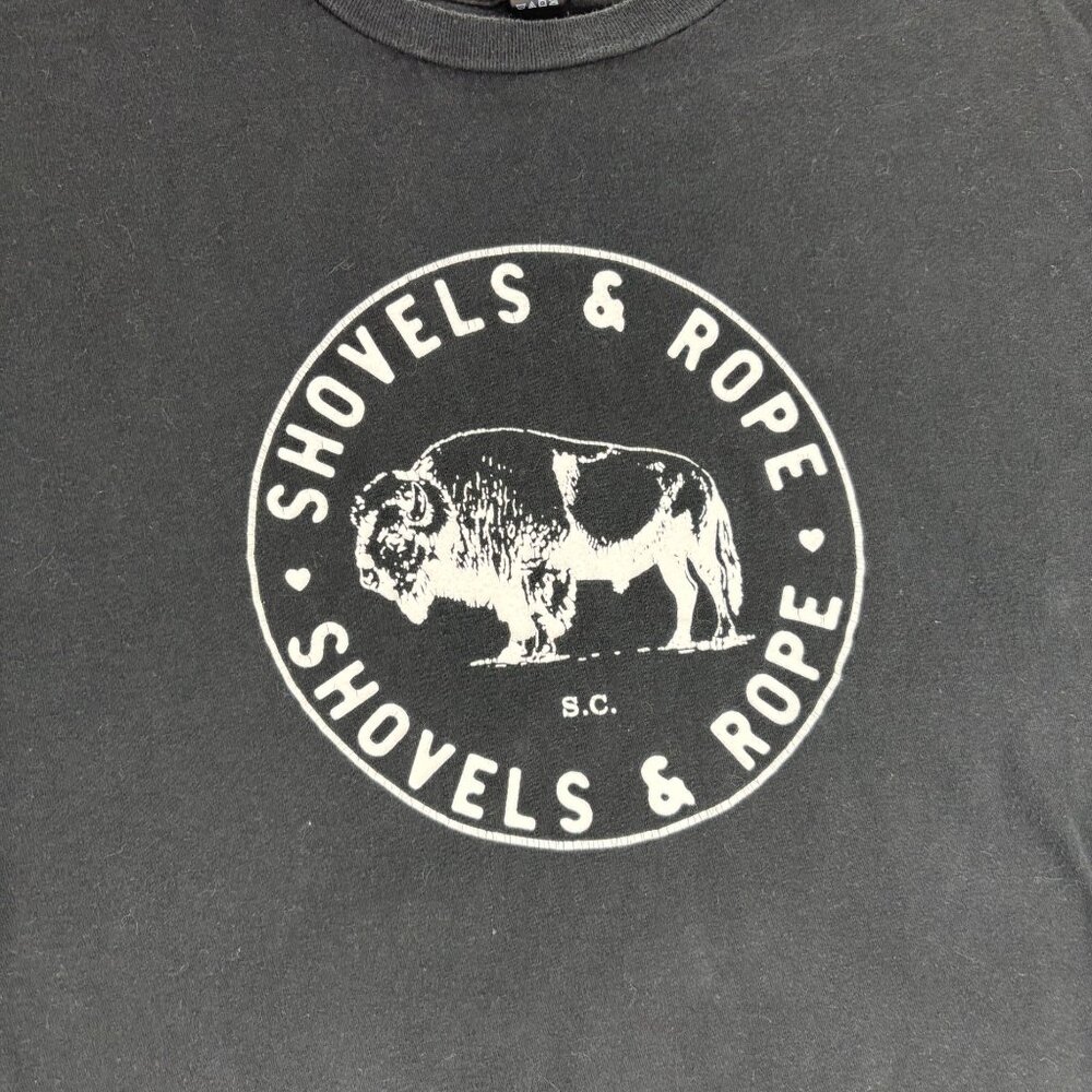 Shovels & Rope Shirt Size Extra Large Black Band Tee - Picture 3 of 8